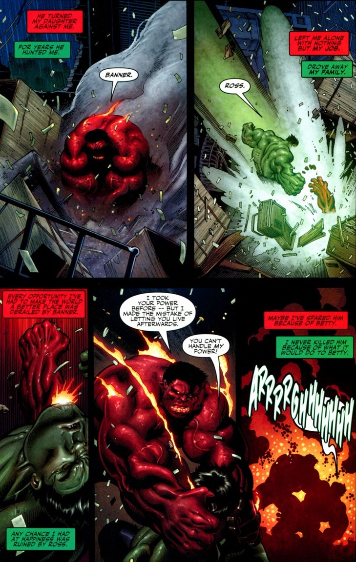 Red Hulk Brawls Pt 1 Arousing Grammar