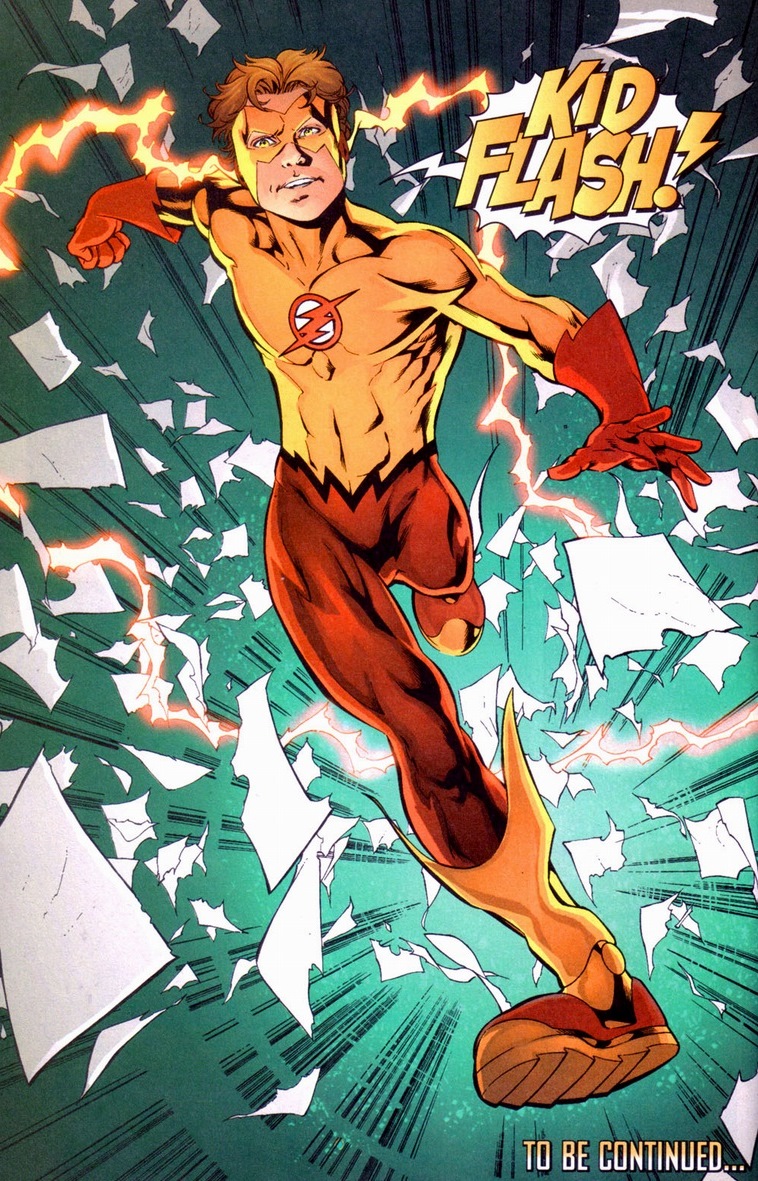 Kid Flash (Bart Allen) is here for playtesting. 
